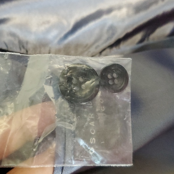 Oscar De La Renta Components Men’s Suit Jacket​ 100% Wool Black Size 40 S - Picture 8 of 14